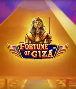 Explore the timeless world of the Fortune of Giza game by Pragmatic Play, showcasing a majestic depiction of a Pharaoh amid the iconic pyramid backdrop. This graphic captures the splendor of Egyptian culture, perfect for those interested in ancient civilizations, delivering a fascinating gaming experience.